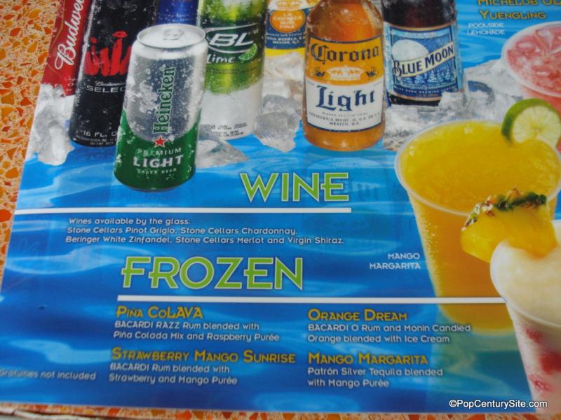 Drink Menu